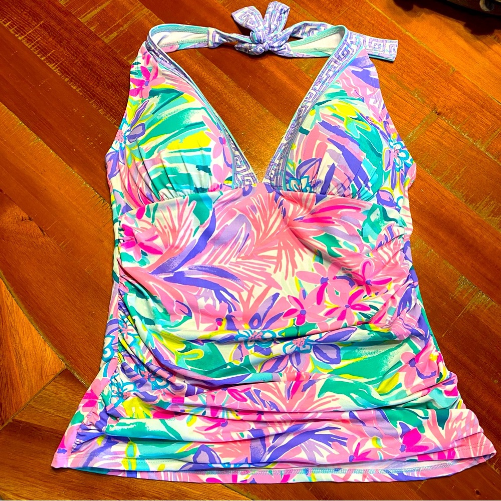 Final price Lilly Pulitzer Multicolor Floral Swim Top